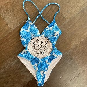 Frankies Bikinis Poppy One Piece Swimsuit